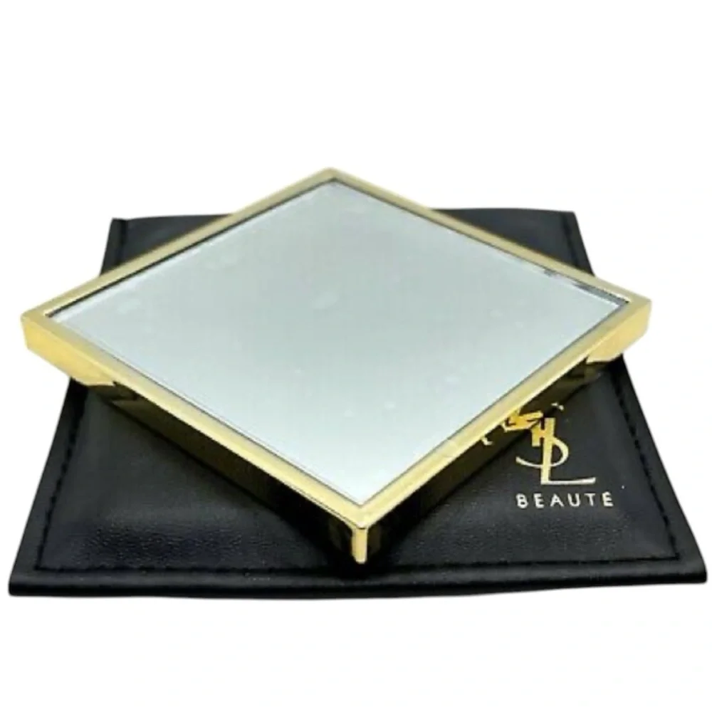 New Yves Saint Laurent Beaute Compact Mirror With a Protective Sleeve